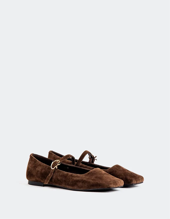 Phylia Brown Suede