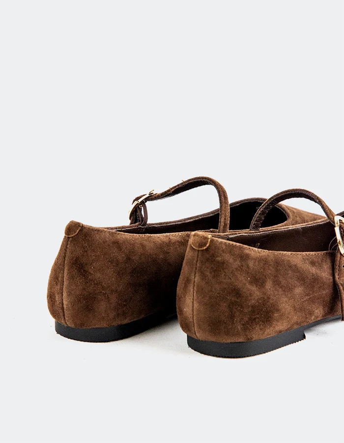 Phylia Brown Suede