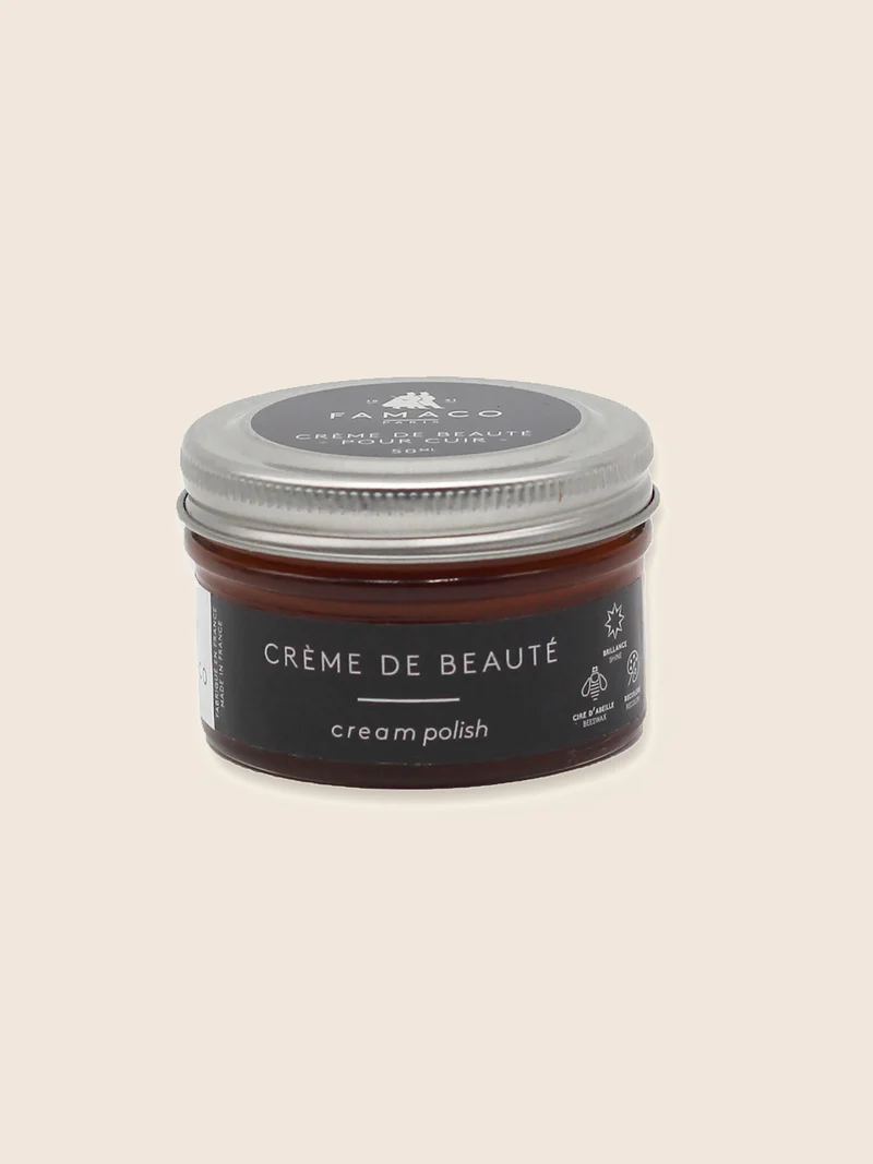 Cirage cuir marron clair