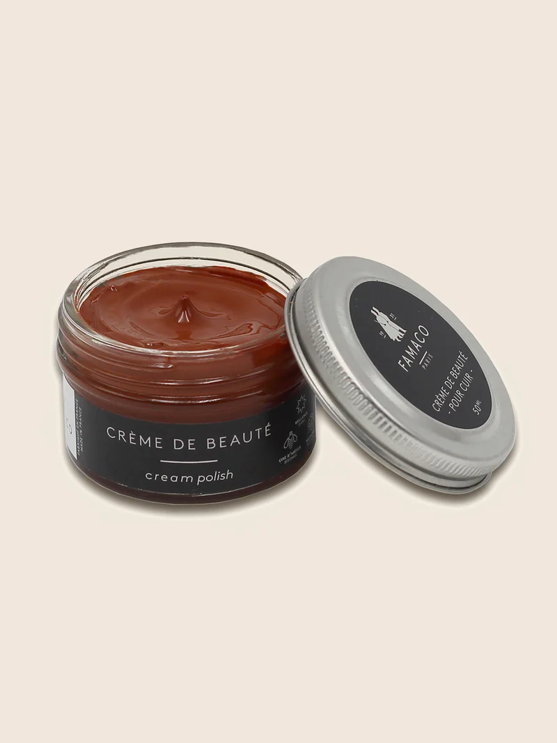 Cirage cuir marron clair