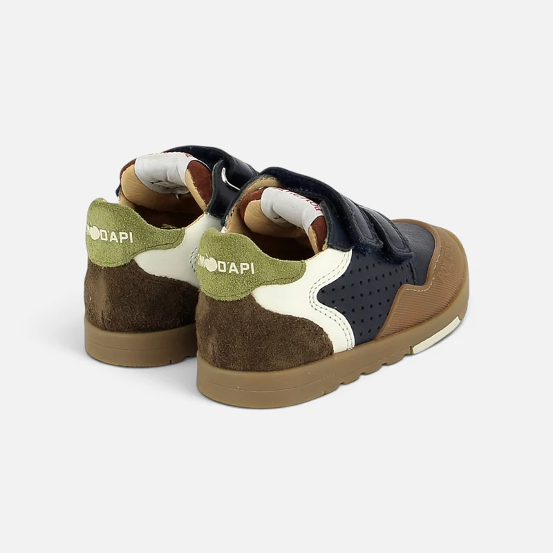 POUSS BUMP PERFO - NAPPA-VELOURS - MARINE-MULTI