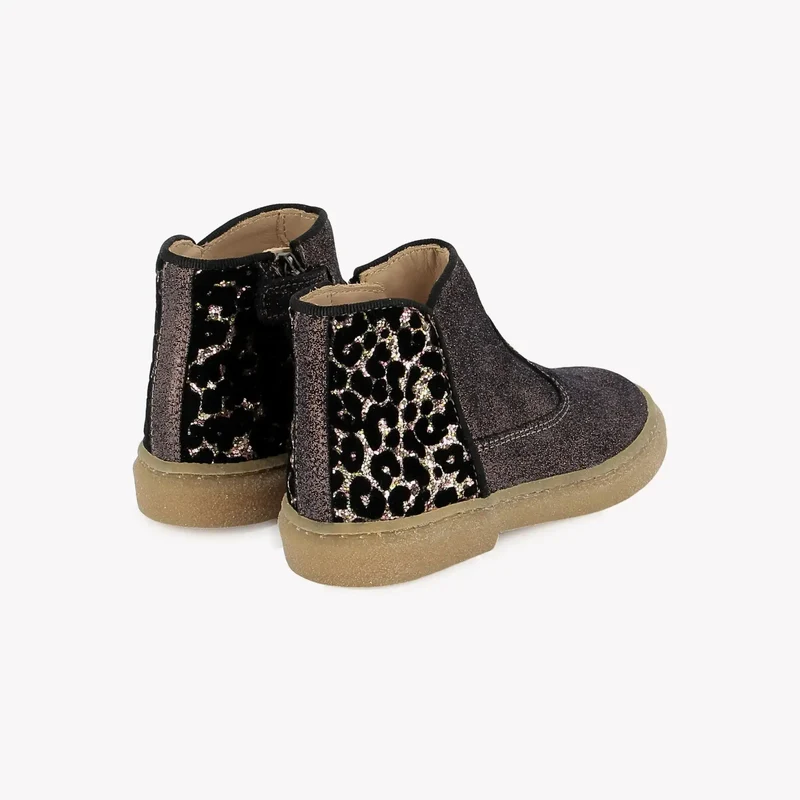 TRIX BACK - VELOURS RAME-GL - UNIVERSE-LEO NOIR