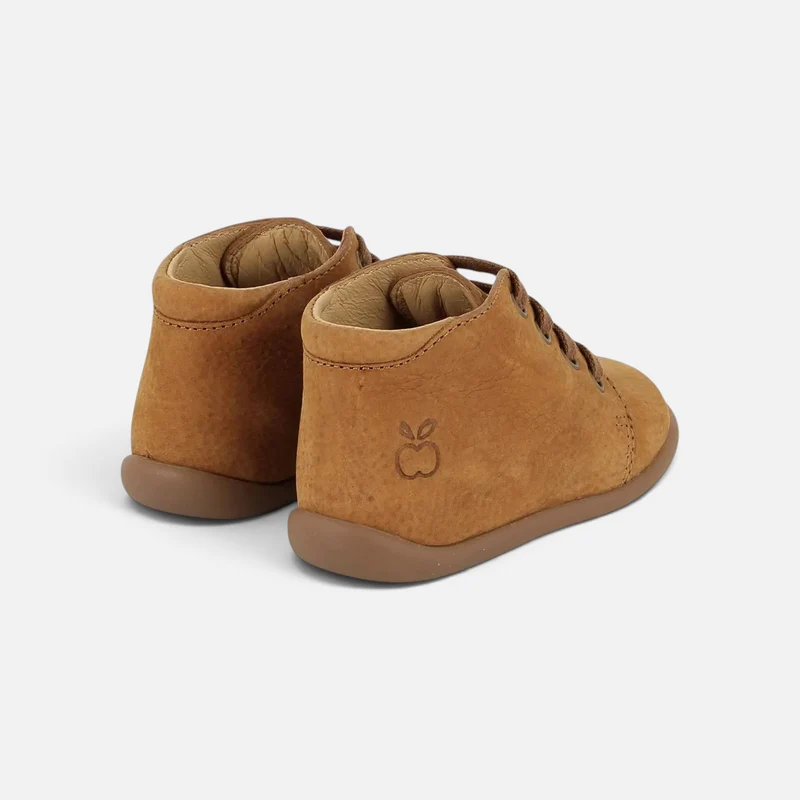 STAND-UP BOTTINE - NUBUCK - CAMEL