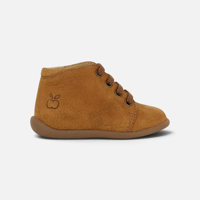 STAND-UP BOTTINE - NUBUCK - CAMEL