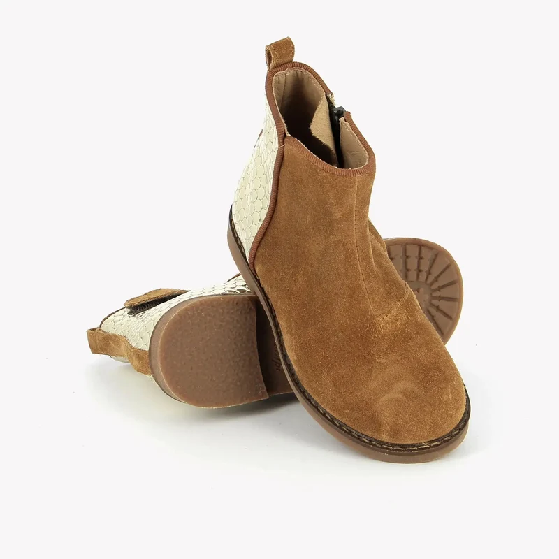 TRIP BACK - VELOURS OILY-CR - CARAMEL-PLATINE