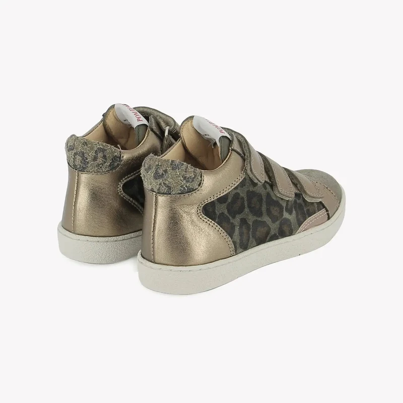 TOP TOUCH EASY - LAMINATO-LEOPAR - BRONZO LAME-KAKI