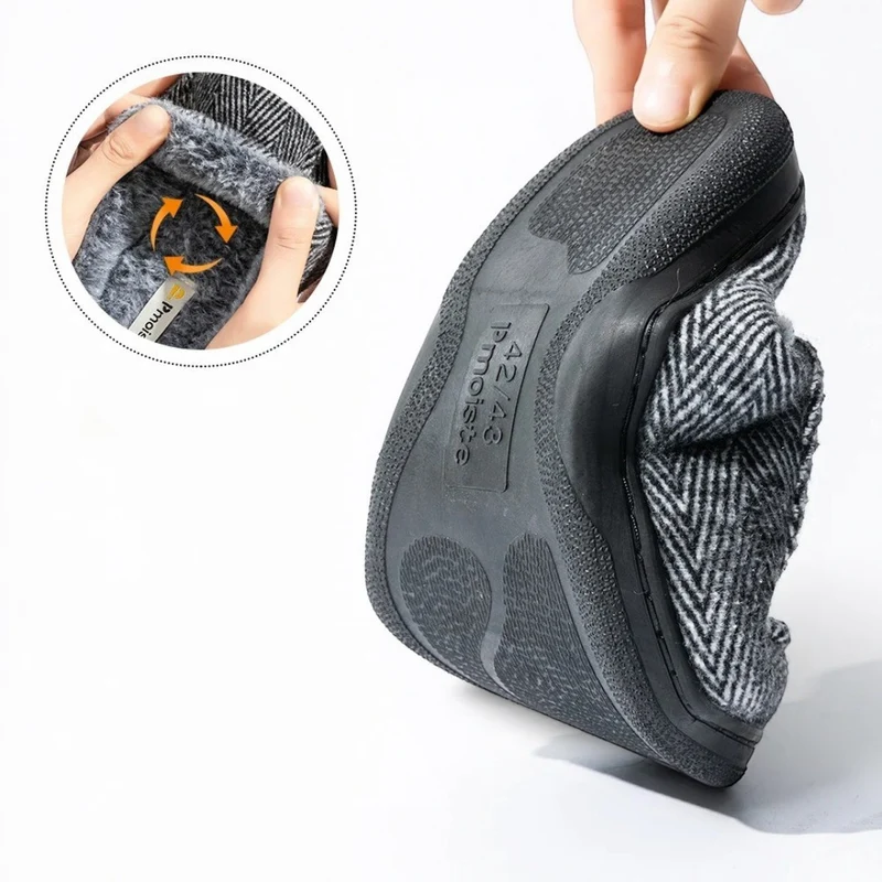 Chaussons chaud homme