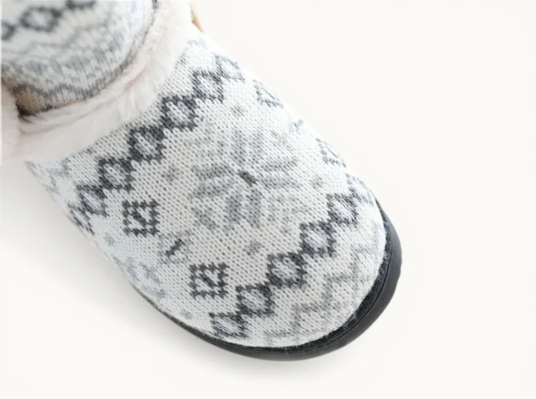 Chausson botte femme