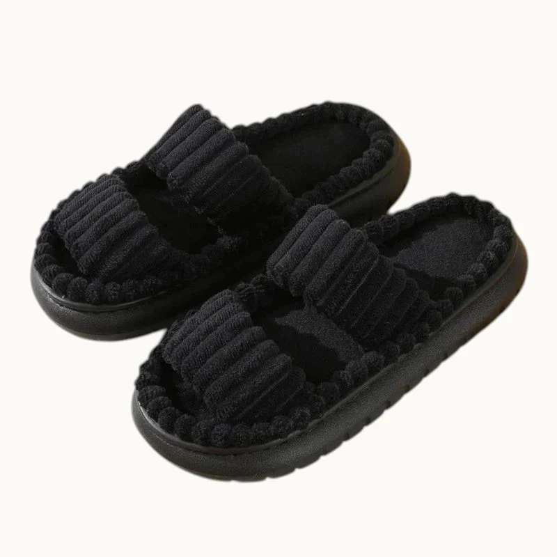 chausson polaire femme