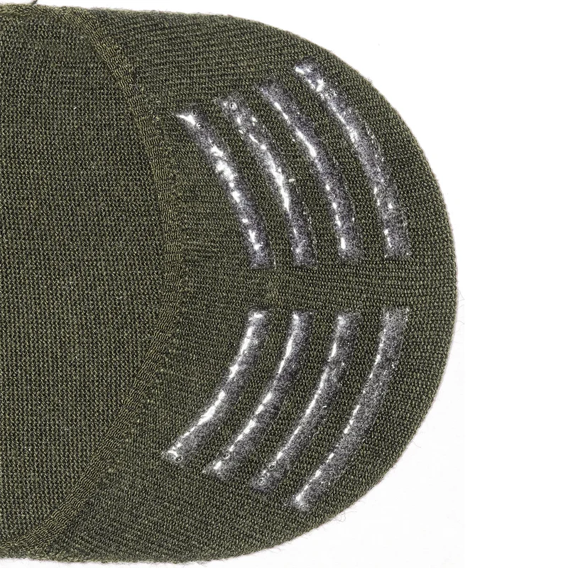 Chaussettes invisibles | Vert kaki - Mocassin
