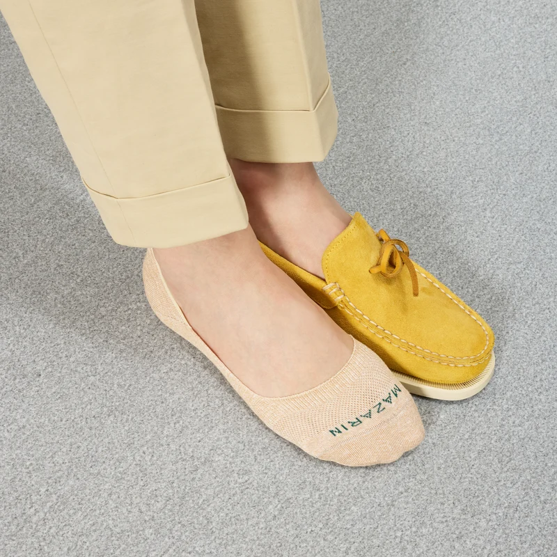 Chaussettes invisibles | Beige sable - Mocassin