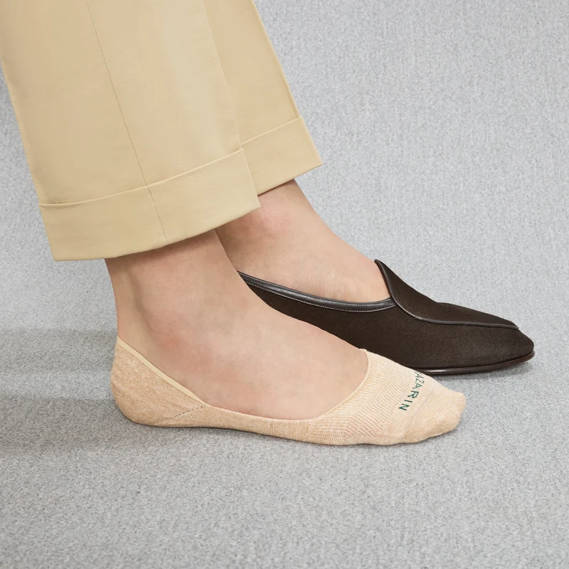 Chaussettes invisibles | Beige sable - Mocassin