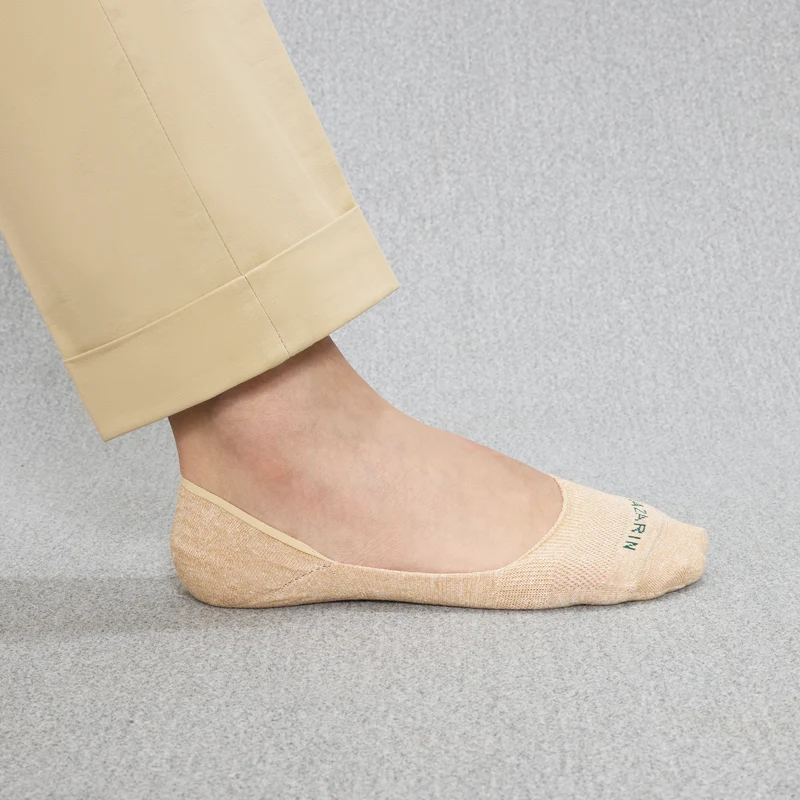 Chaussettes invisibles | Beige sable - Mocassin