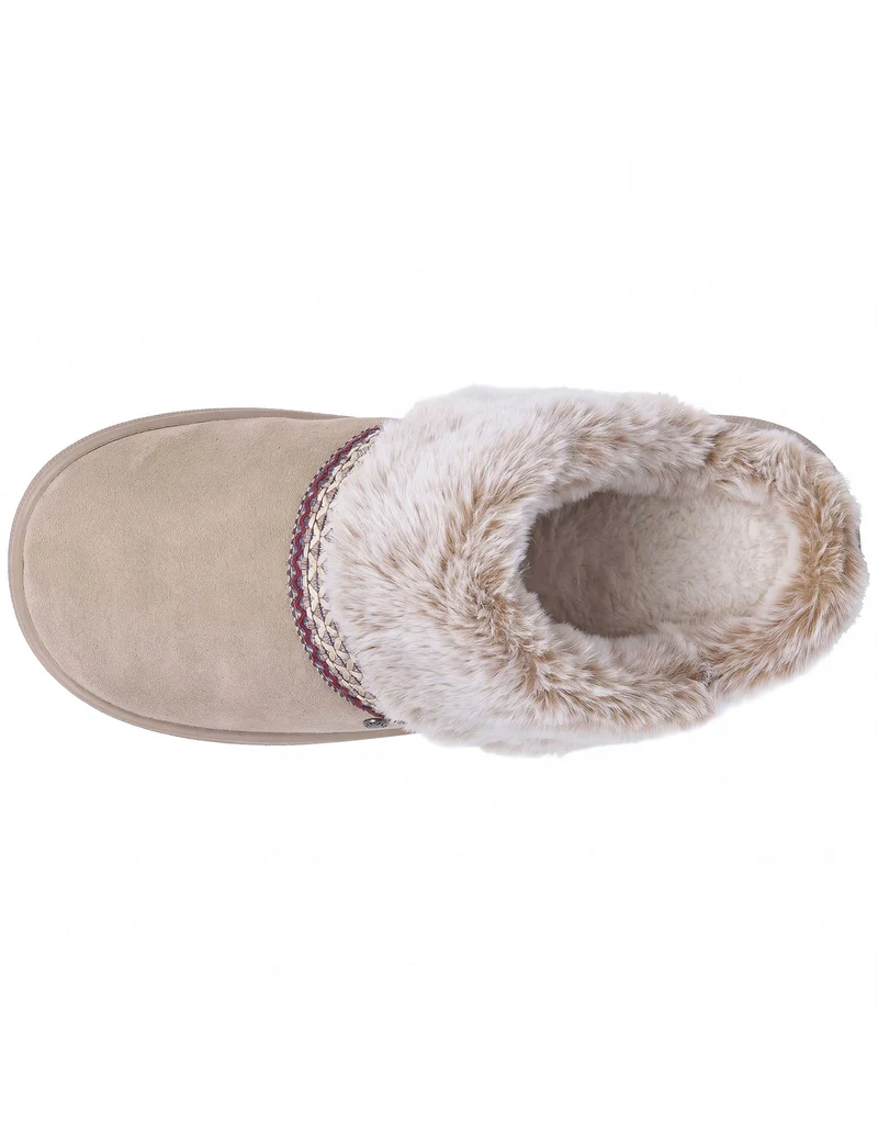 Chaussons Mules Femme BLOUP Beige liseré