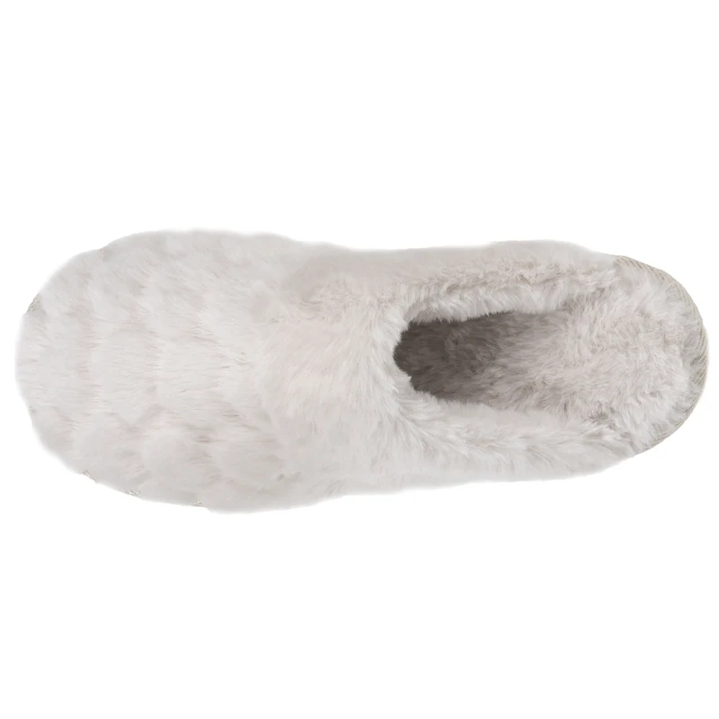 Chaussons Mules plates Femme Ivoire