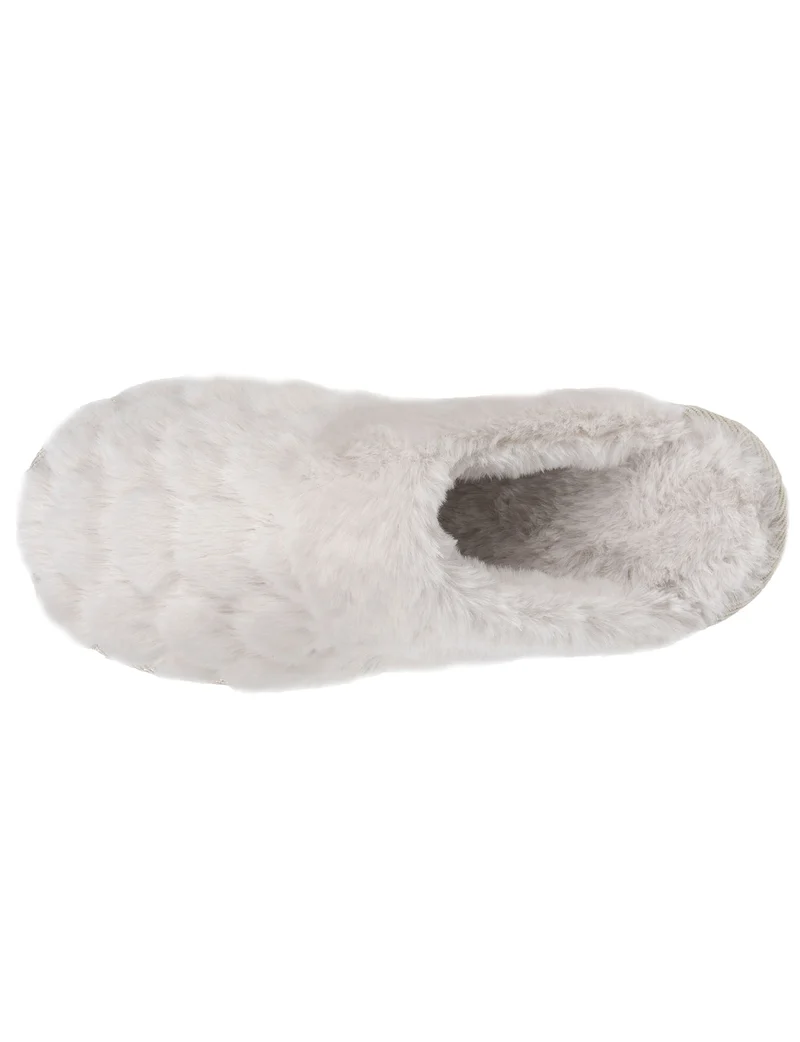 Chaussons Mules plates Femme Ivoire