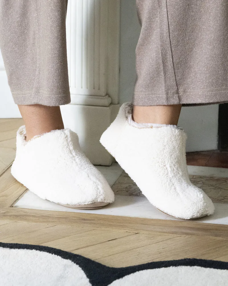 Chaussons Bottillons bas Femme Ivoire