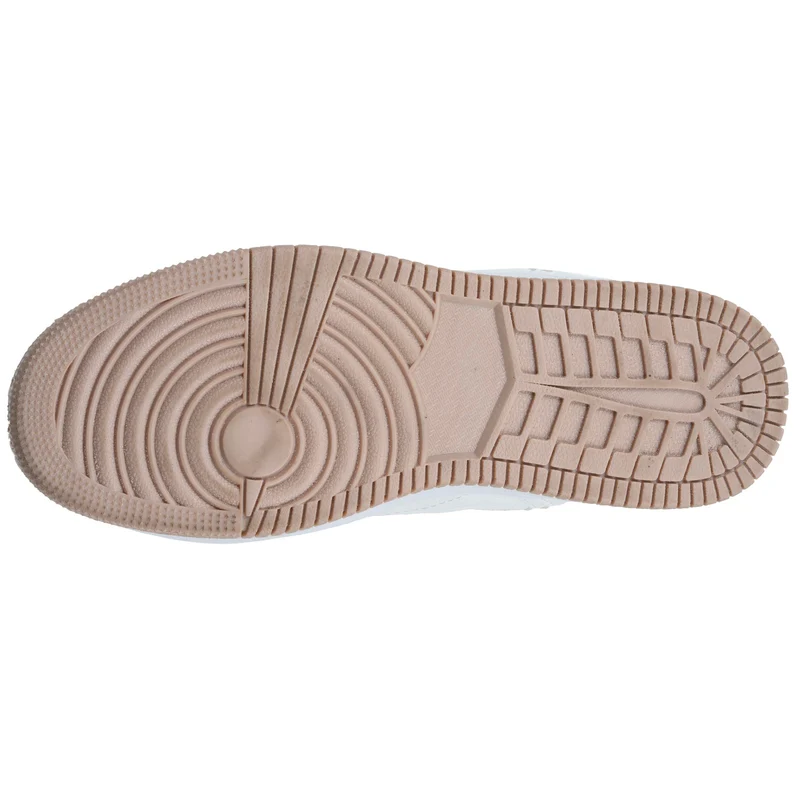 Baskets Femme détail zip Blanc/Léopard