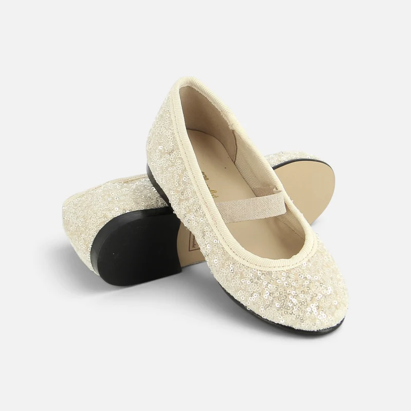 TC FLASH VENISE - SEQUIN VELOUR - CREMA