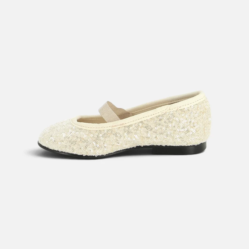 TC FLASH VENISE - SEQUIN VELOUR - CREMA