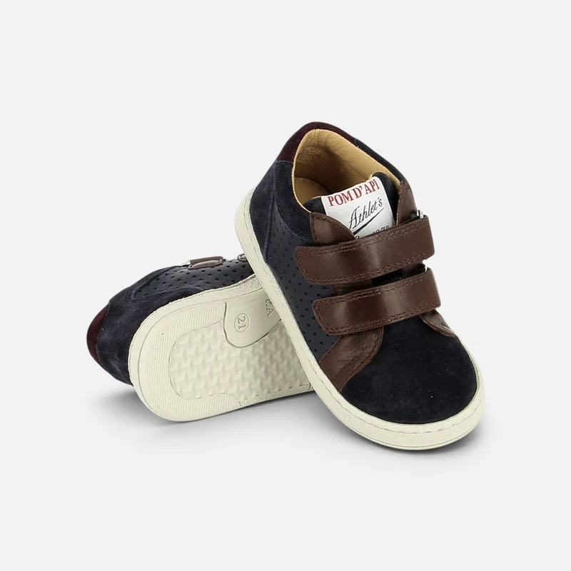 MOUSSE EASY PERFO - VELOURS-ALCE - NAVY-BROWN