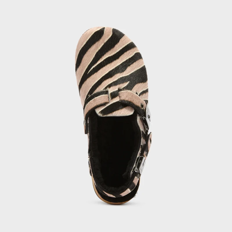 LUNA CLOG BACKSTRAP FUR