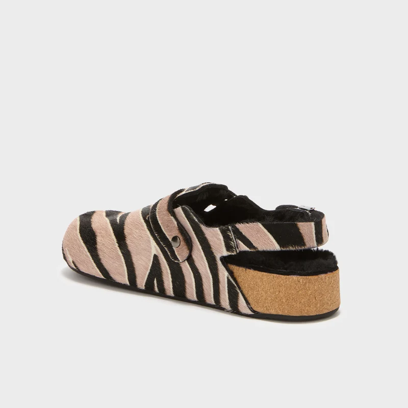 LUNA CLOG BACKSTRAP FUR