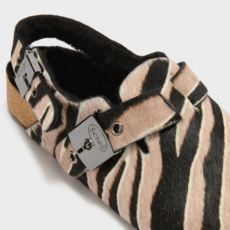 LUNA CLOG BACKSTRAP FUR