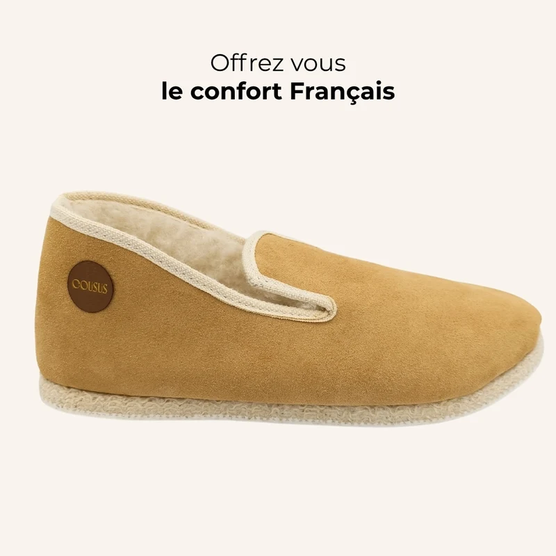 Charentaises Cuir Écorce de Noisettes 🇫🇷