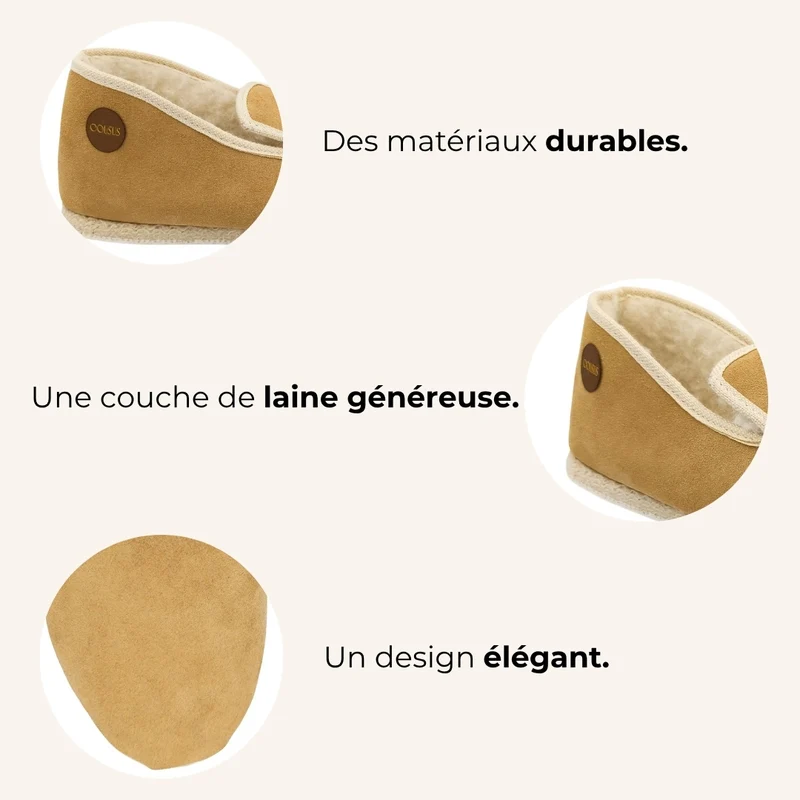 Charentaises Cuir Écorce de Noisettes 🇫🇷