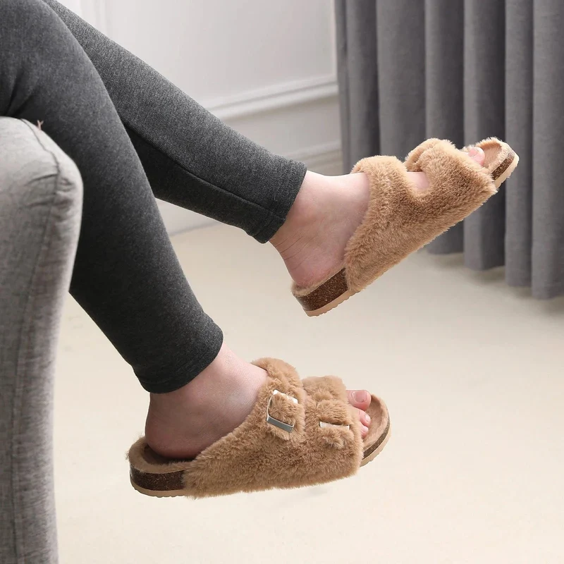 Chausson chaud femme