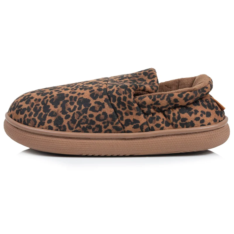 Chaussons Slippers Femme BLOUP Léopard