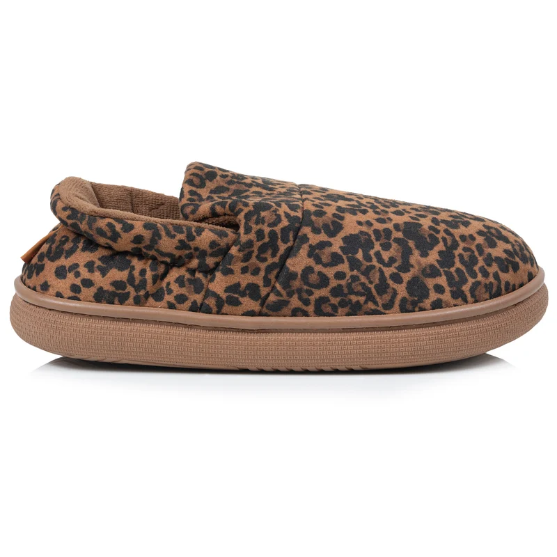 Chaussons Slippers Femme BLOUP Léopard
