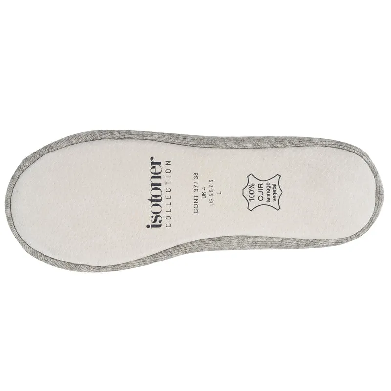 Chaussons Ballerines Femme Grand Nœud Kaki