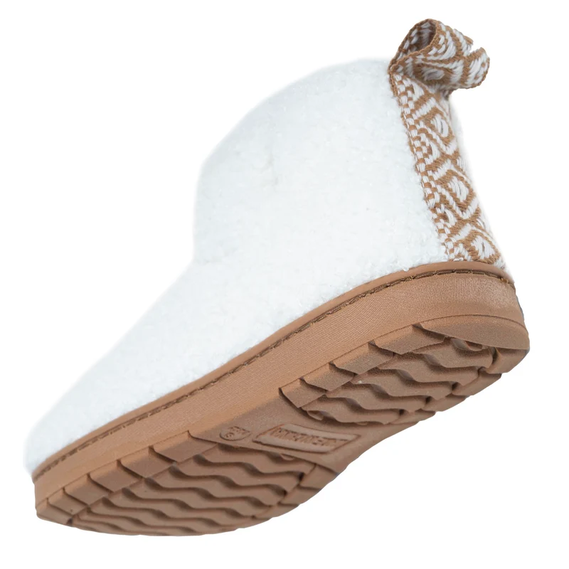 Chaussons Bottillons Enfant Ivoire sherpa