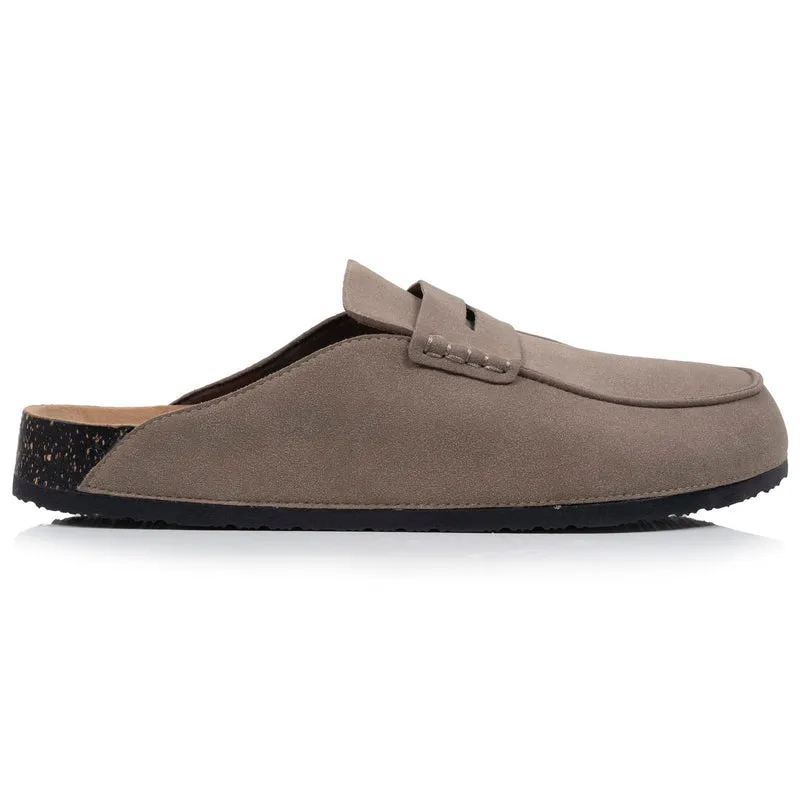 Sabots Mocassin Homme Taupe