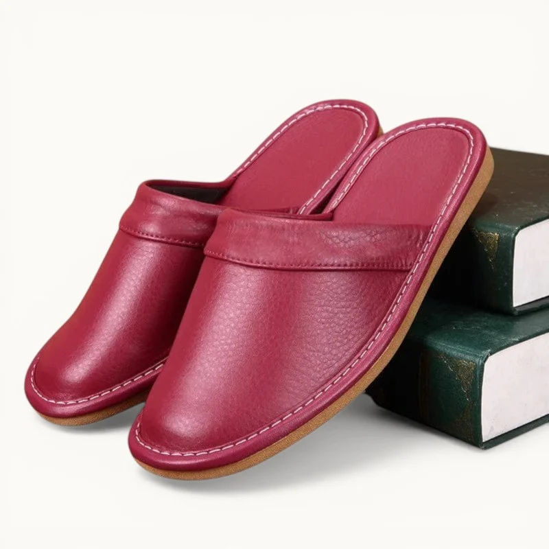 Chausson en cuir