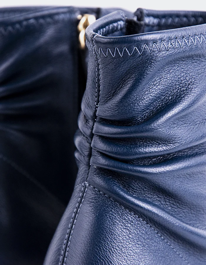Farron Navy Leather