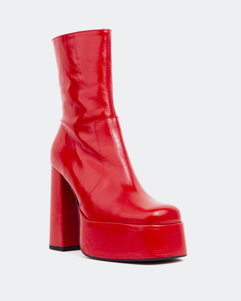 Tate Red Leather