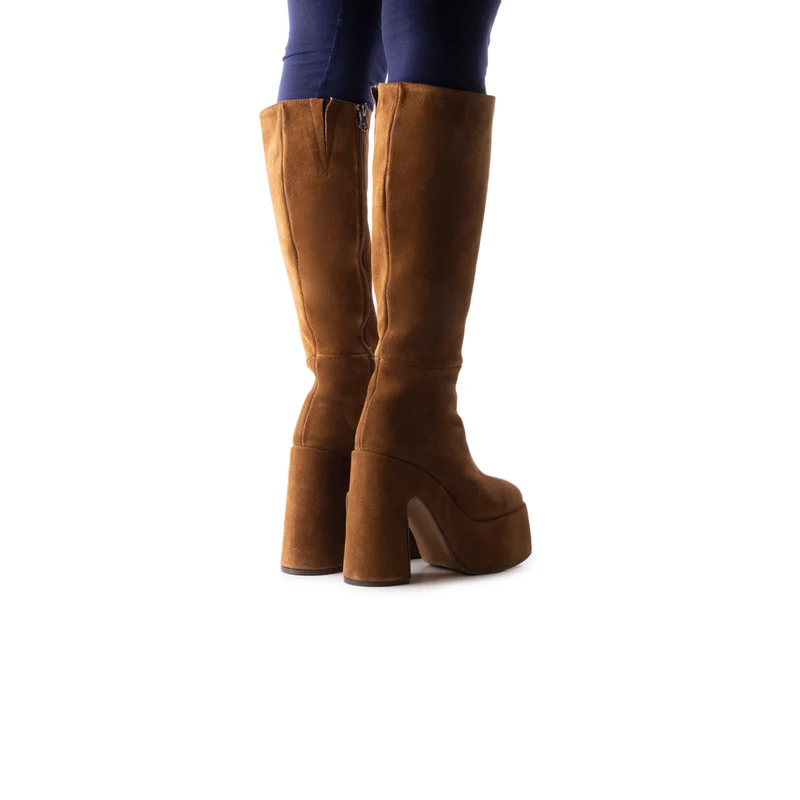 Groovy Brown Suede