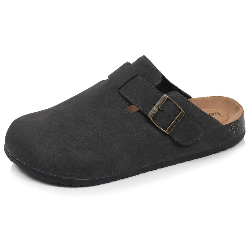 Mules Sabots Homme Gris