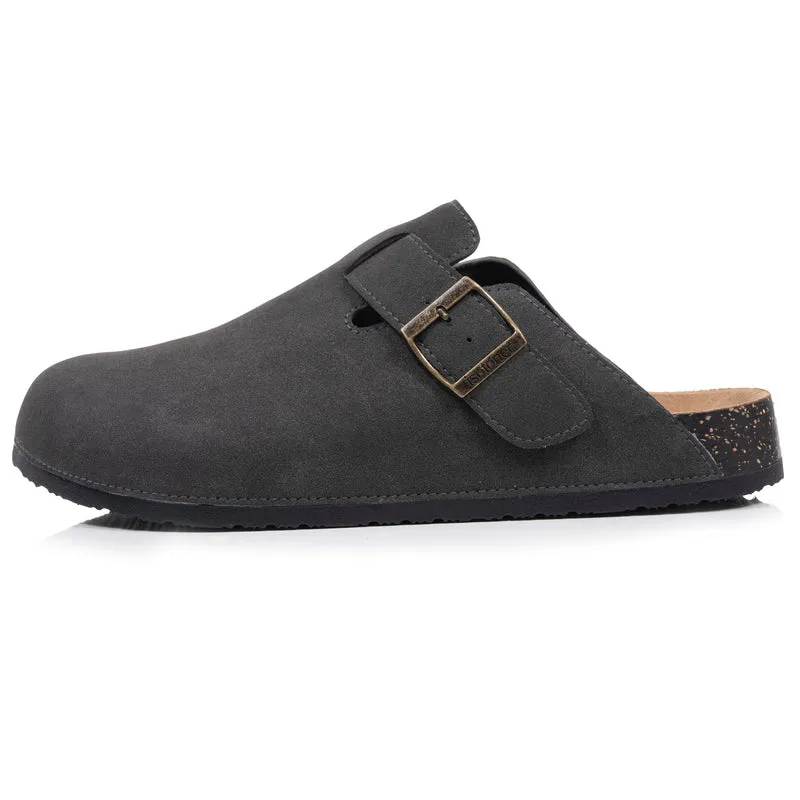 Mules Sabots Homme Gris