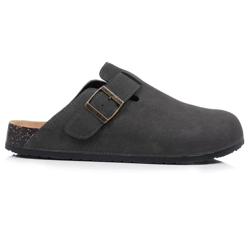 Mules Sabots Homme Gris