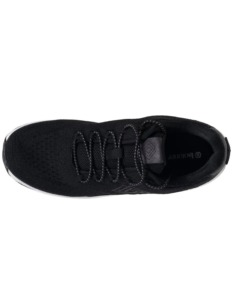Baskets Femme Confort lacets Noir