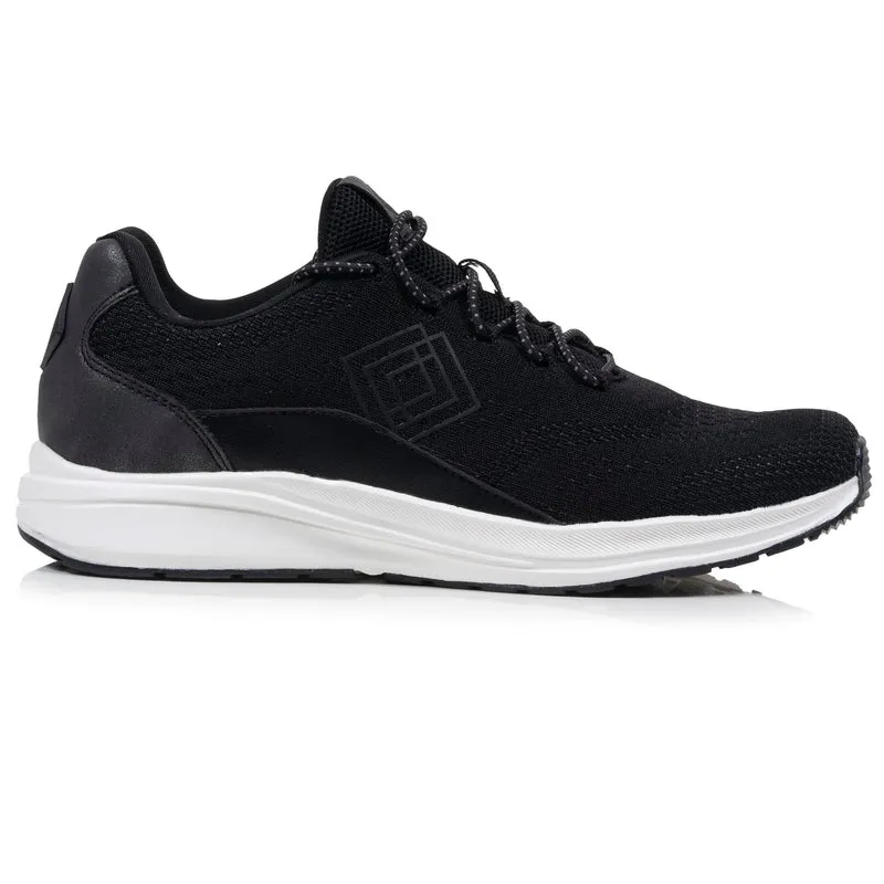 Baskets Femme Confort lacets Noir