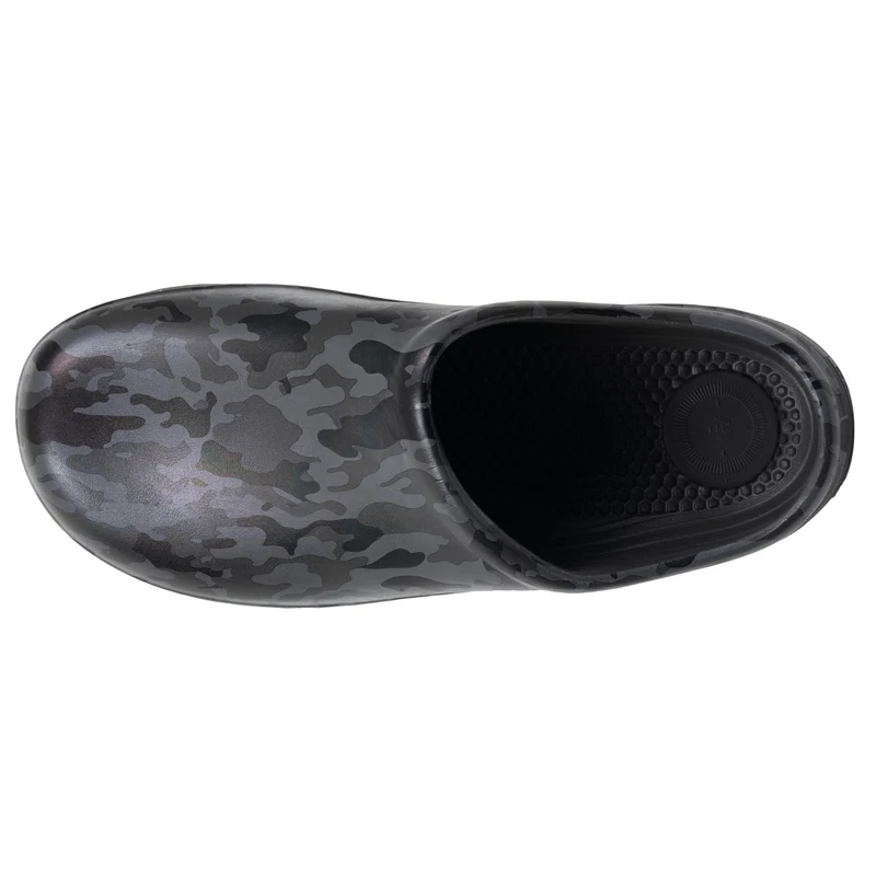 Sabots de jardin Homme Camouflage Gris
