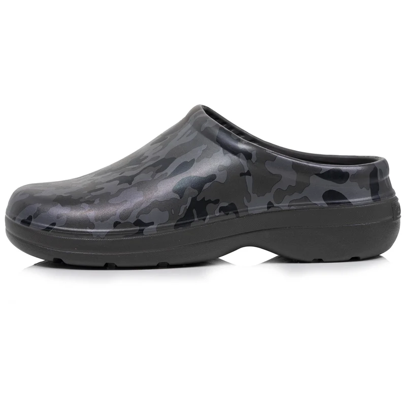 Sabots de jardin Homme Camouflage Gris