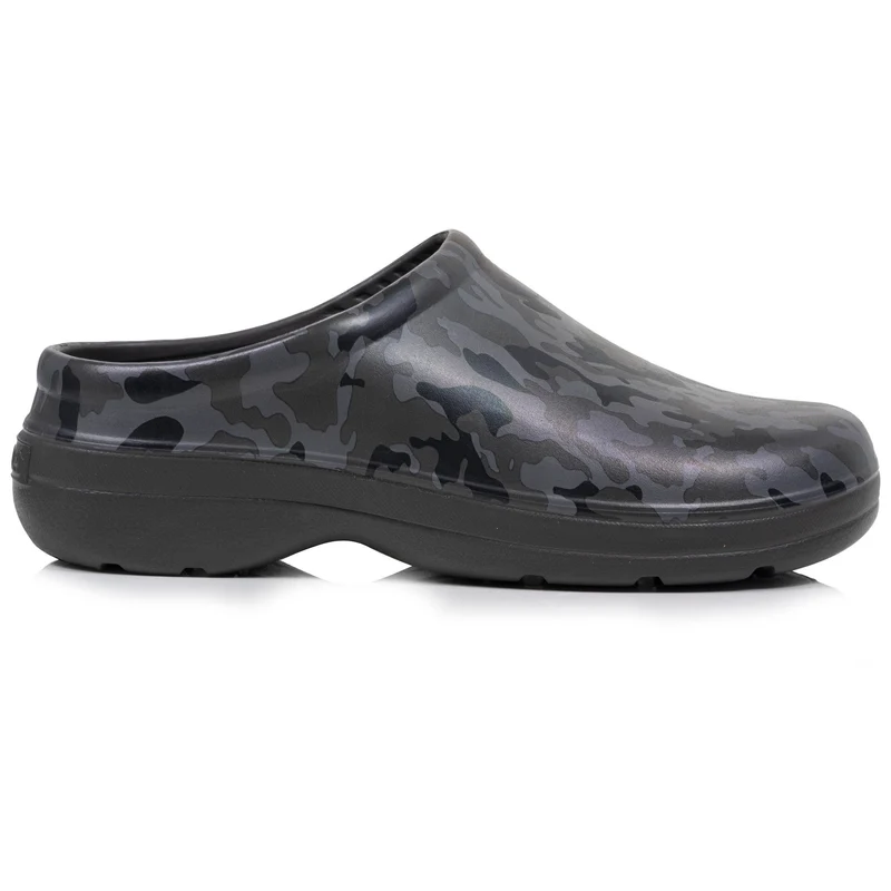Sabots de jardin Homme Camouflage Gris