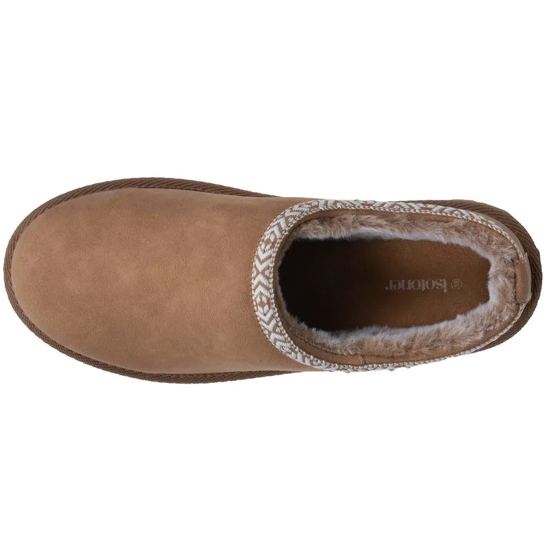 Sabots Cozy Femme fourrés Camel
