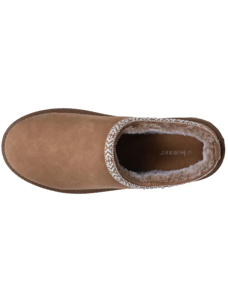 Sabots Cozy Femme fourrés Camel